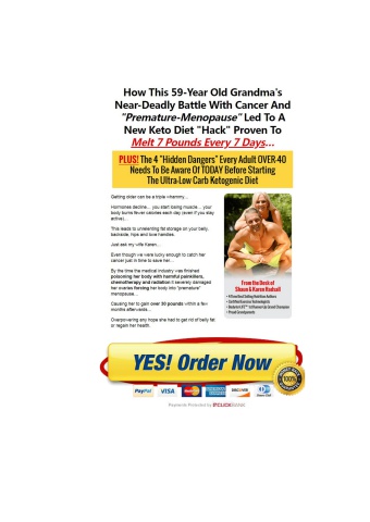 Over 40 Keto Solution PDF Download Shaun & Karen Hadsall (eBook)