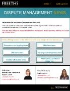 Dispute Management Newsletter OCTOBER-NOVEMBER