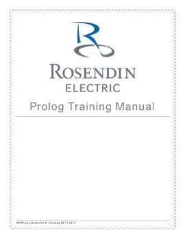 Prolog Training Manual