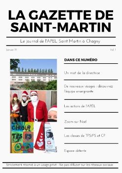 La gazette de Saint Martin janvier 2021