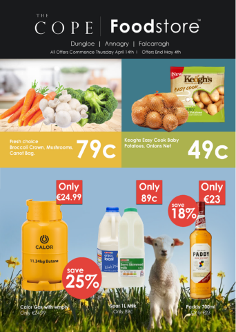 The Cope Foodstore Easter Offers