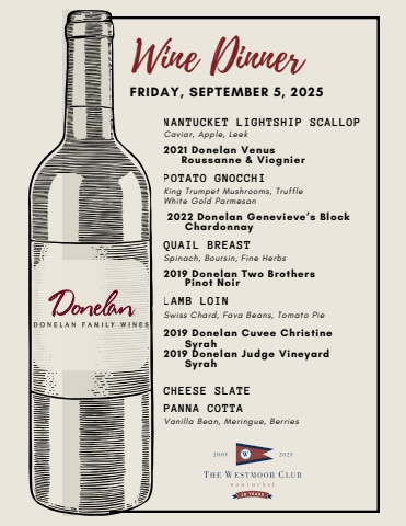 Westmoor's Donelan Wine Dinner