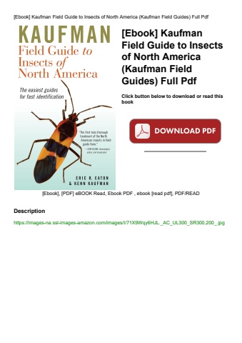 [ebook] kaufman field guide to insects of north america (kaufman field guides) full pdf