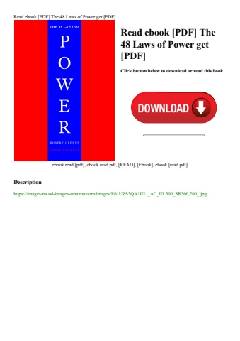 read ebook [pdf] the 48 laws of power get [pdf]