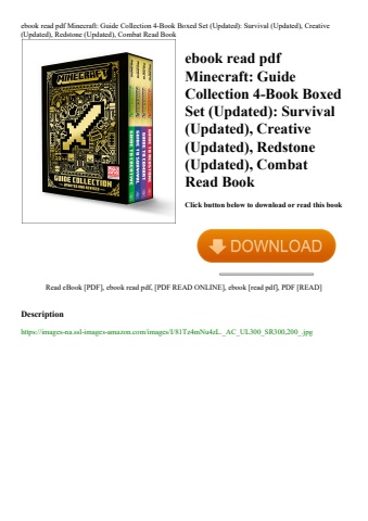 ebook read pdf minecraft guide collection 4-book boxed set (updated) survival (updated)  creative (u