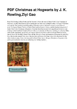 PDF Christmas at Hogwarts by J. K. Rowling,Ziyi Gao