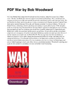 PDF War by Bob Woodward