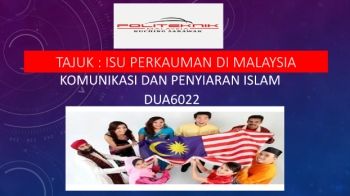  isu perkauman di Malaysia (darryl ryender arfa marcus)