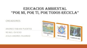 EDUCACION AMBIENTAL CARTILLA