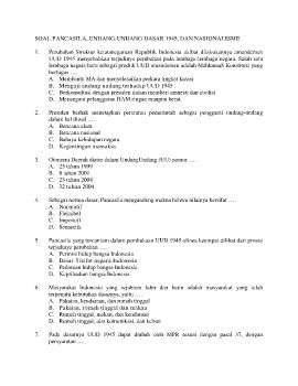 Bank Soal Perangkat Desa