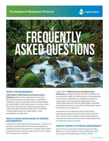 WRPZ Ordinance FAQ Sheet | VALLEY WATER