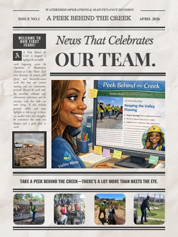 A Peek Behind the Creek (issue 1) | VALLEY WATER