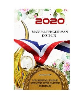 MANUAL PENGURUSAN DISIPLIN 2020