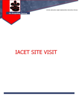 IACET Site Visit