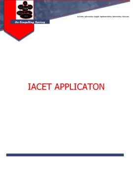 IACET Application