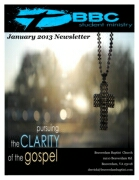 January 2013 Newsletter