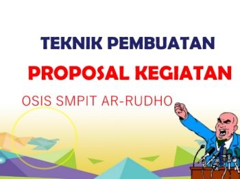 Menyusun Proposal Kegiatan