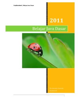 Belajar Java Dasar