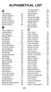 Alphabetical List - Table of Contents 2016-17