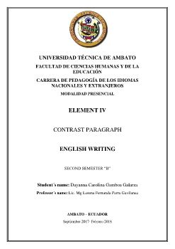 CONTRAST PARAGRAPH DGG