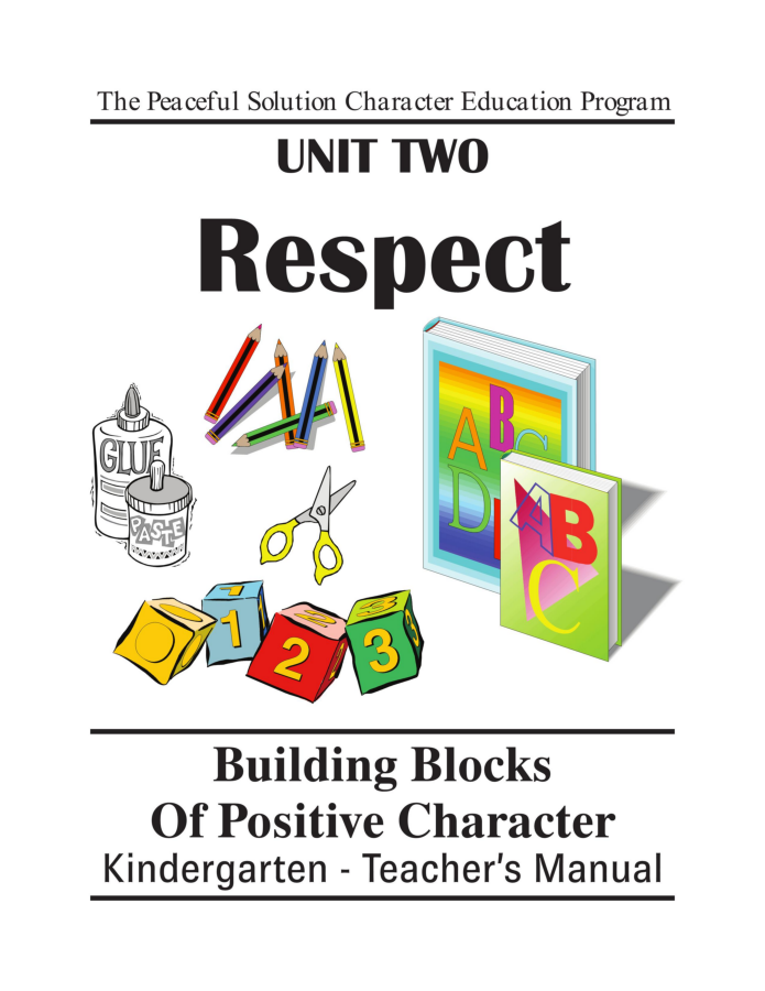 Kindergarten - Unit 2 Teacher Manual