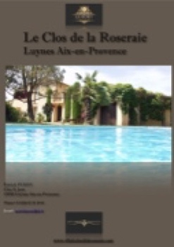 Pres Book villa Le Clos de la Roseraie en Anglais