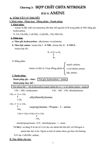tài liệu học tập hóa học 12 hk1 24-25 chính thức