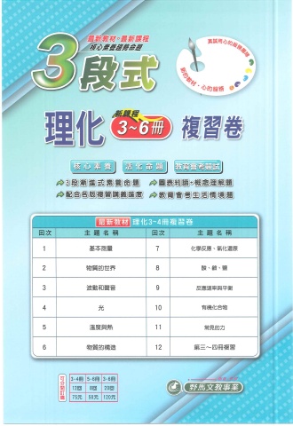 115野馬3段式3~6冊 理化