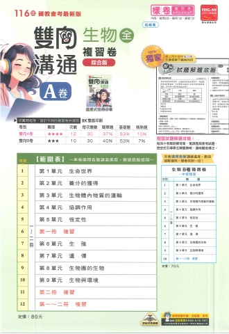 115金安雙向溝通 A卷 生物