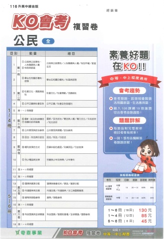 115奇鼎KO會考 公民