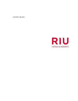 RIU AUG 4th 2021