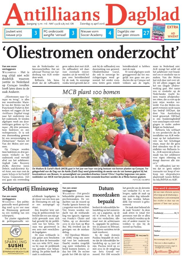 Antilliaansdagblad23April2016