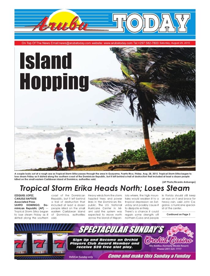 ARUBA TODAY 29August2015