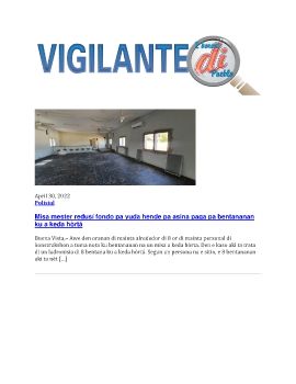 Vigilante April 30