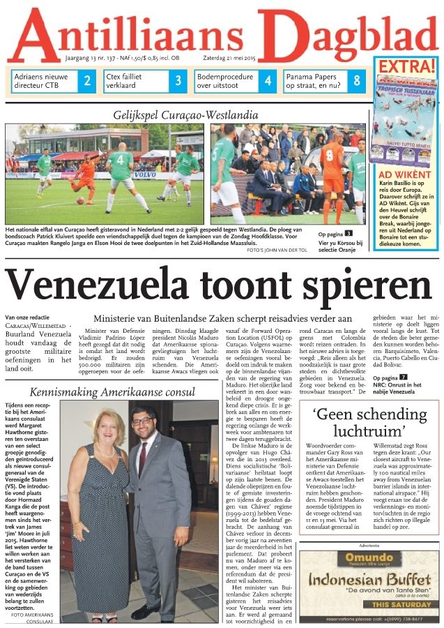 Antilliaansdagblad21May2016