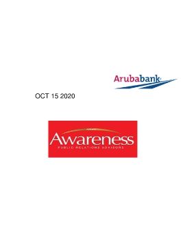 ARUBA BANK OCT 15 2020