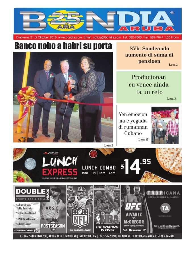 BON  DIA ARUBA