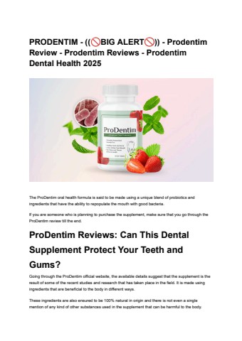 PRODENTIM - ((
