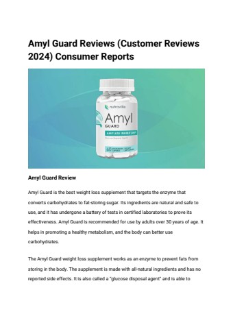 Amyl Guard Reviews (Customer Reviews 2024) Consumer Reports