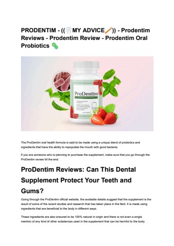 PRODENTIM - ((
