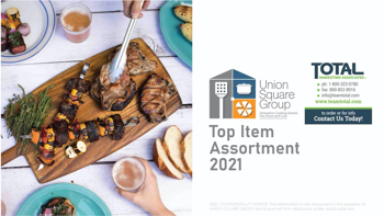 Union Square Group Top Items 2021