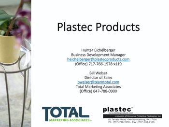 Plastec Products 2022 Products