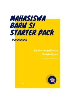 Mahasiswa Baru Starter Pack