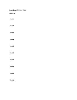 IELTS Audio Track