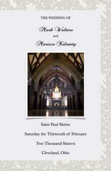 Wedding Mass Booklet