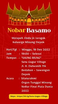 Undangan Nobar Keluarga Minang