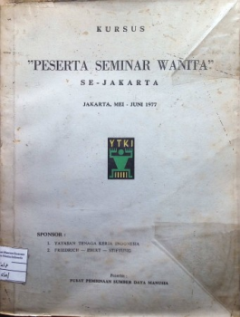 Buku Peserta Seminar Wanita Se Jakarta