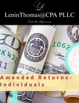 Tax Amendment Return - Individuals