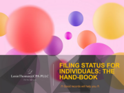 Filing Status for Individuals - Handbook