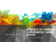 Operating a Business - The Handbook